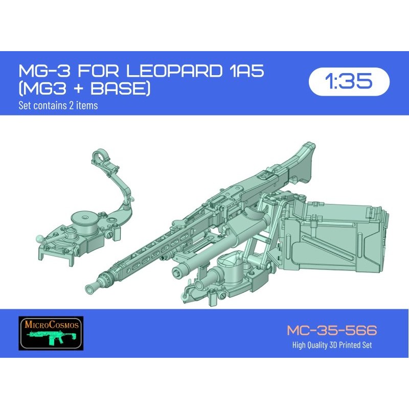 MG-3 for Leopard  1A5, 1/35