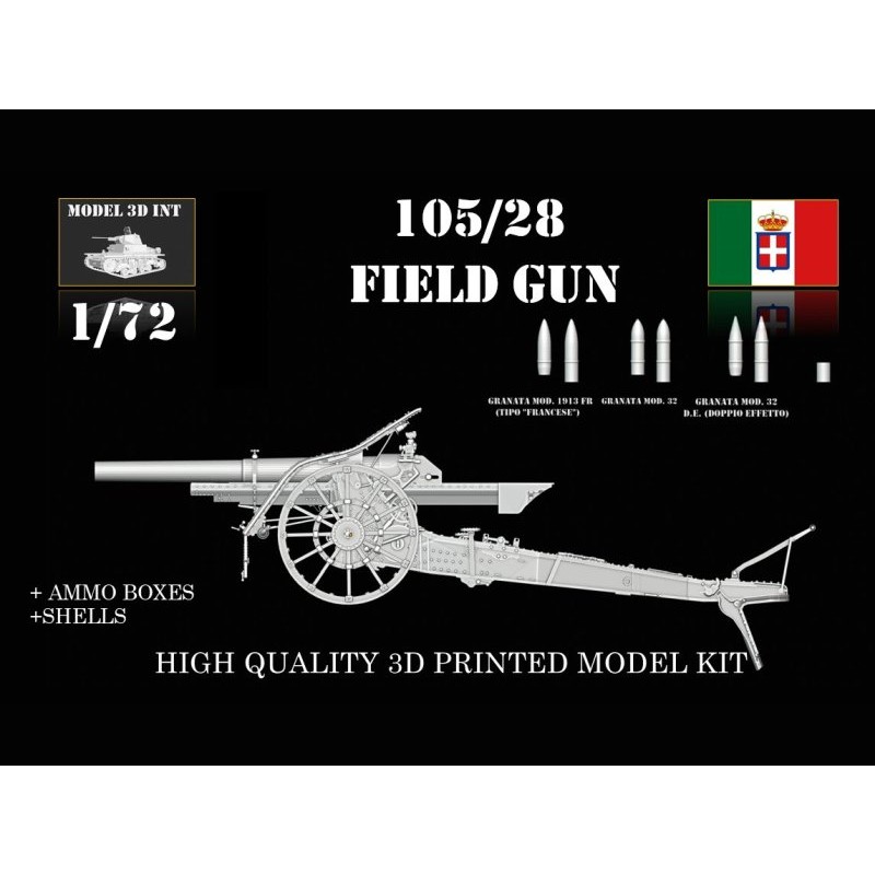 105/28 Infantry Field Gun, 1/72