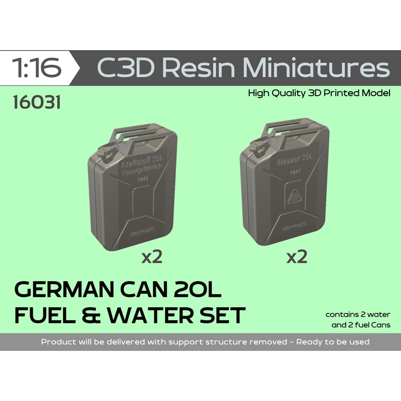 German Can 20L Fuel & Water Set , 1/16