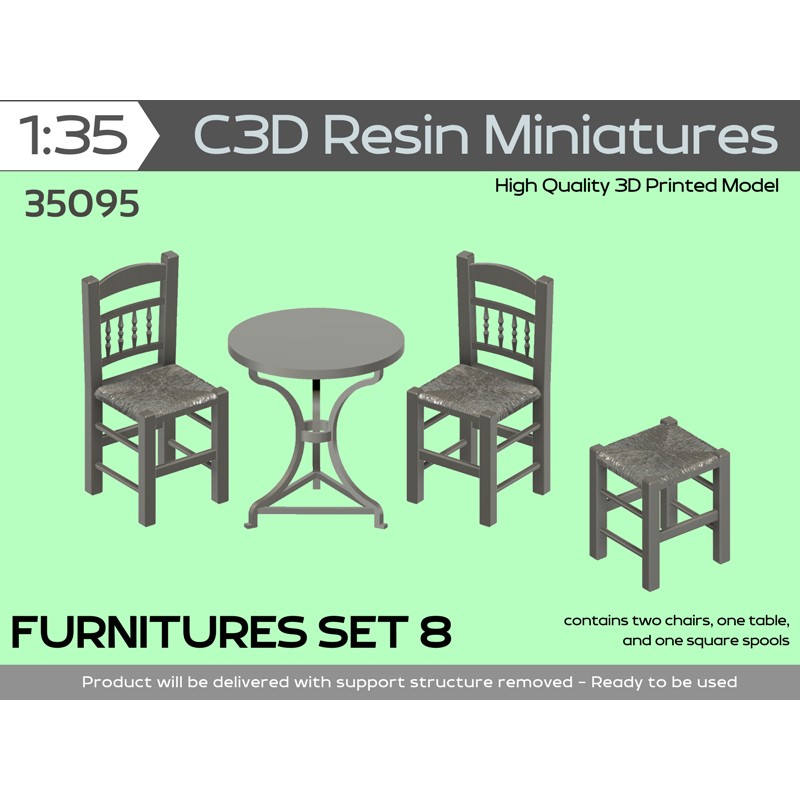 FURNITURES SET 8, 1/35