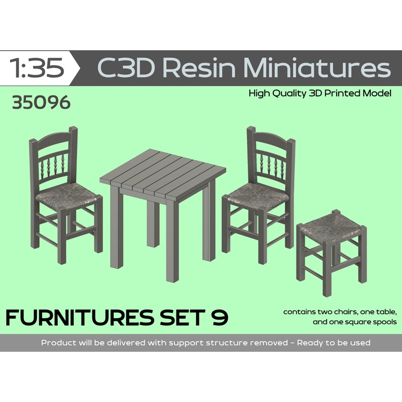 FURNITURES SET 9, 1/35