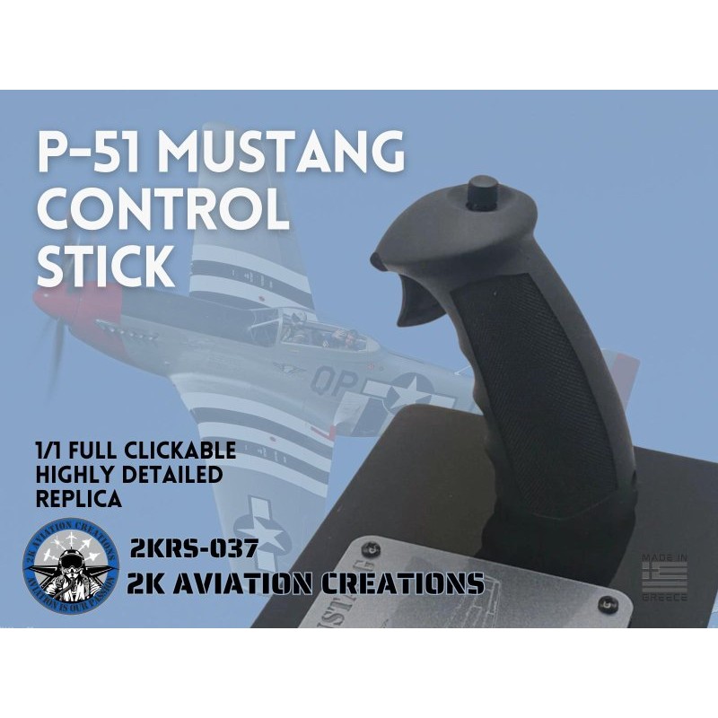 P-51 MUSTANG Control Stick Replica 1/1
