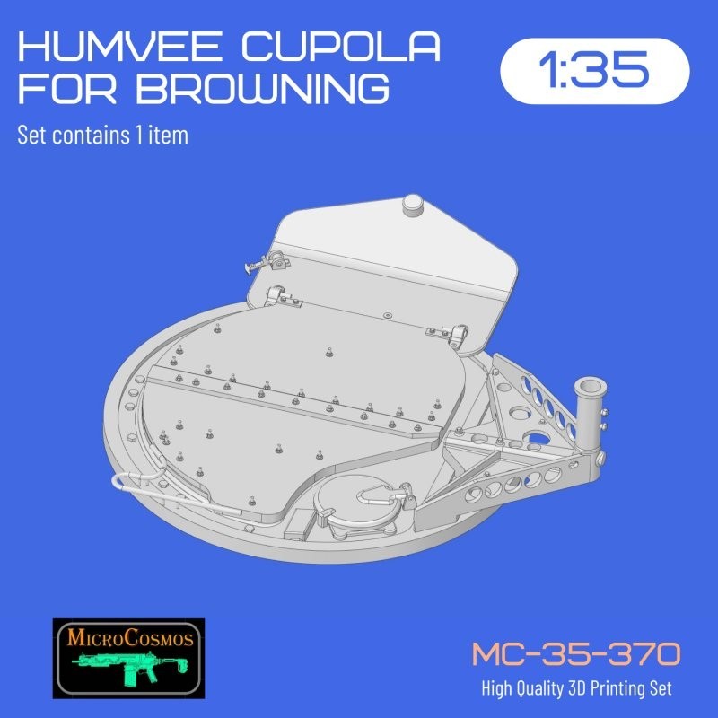 CUPOLA HUMVEE FOR BROWNING, 1/35