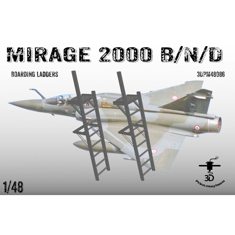 1/48 Boarding Ladders for Mirage 2000 B/N/D