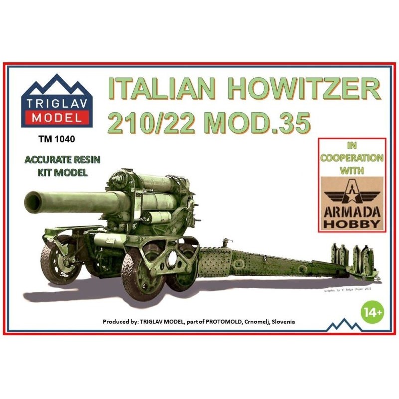 Italian Howitzer 210/22 Mod.35